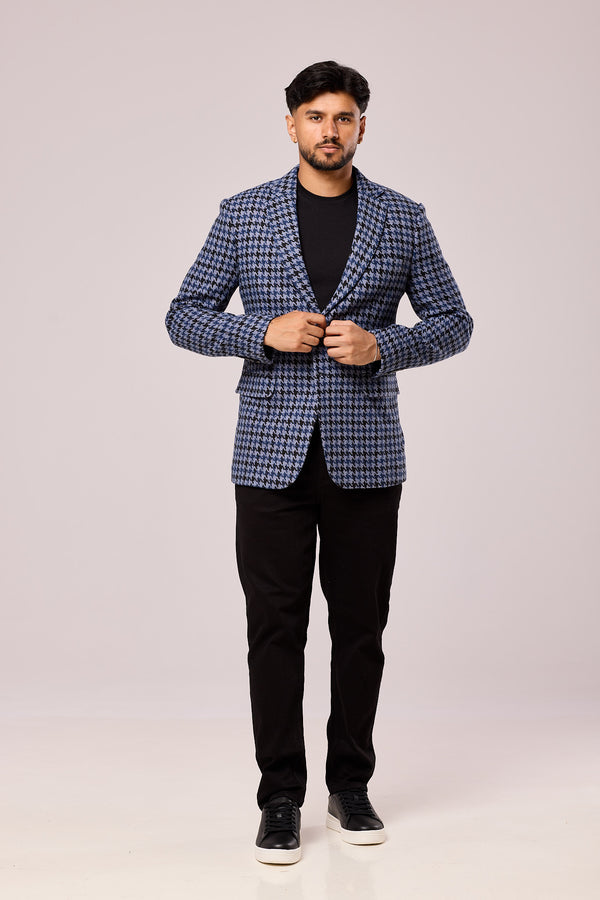 Black and Blue Puppytooth