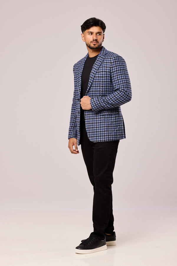 Black and Blue Puppytooth