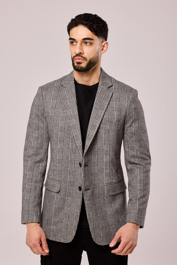 Grey Checked