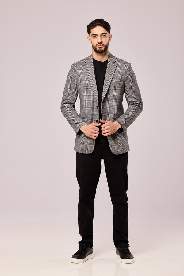 Grey Checked