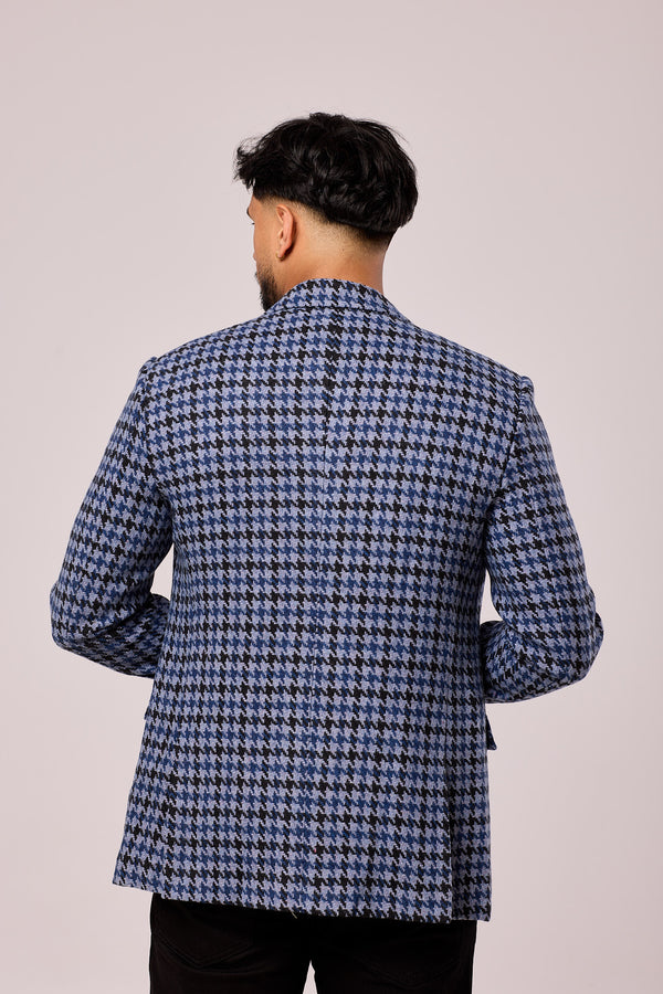 Black and Blue Puppytooth