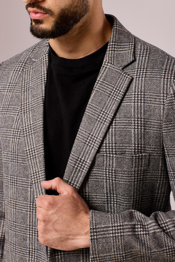 Grey Checked